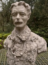 Terracotta Sculpture & Bust of a Soldier & Work of Art