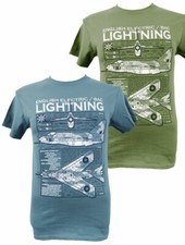 BACs English Electric Lightning RAF Interceptor Fighter Aircraft Design T Shirt