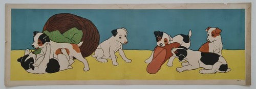 Les chiots vers 1940 - , affiche