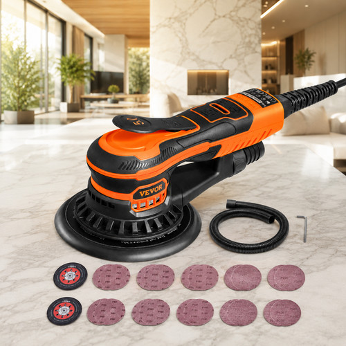 Ponceuse vevor orbitale 350w - vevor, 6