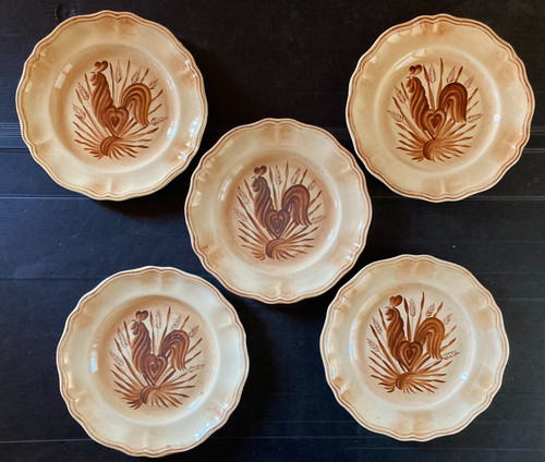 Suite assiettes dessert - 5,
