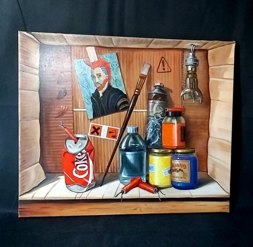 Tableau trompe oeil - trompe, l'oeil