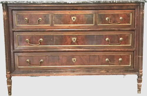 Commode louis xvi acajou - louis,