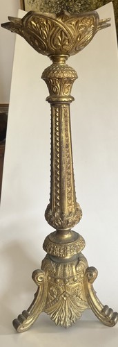 Grand chandelier bronze pied - chandelier,