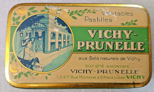Boîte pastille vichy prunelle - boîte,