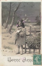 CP GOOD YEAR LITTLE GIRL COAT LETTER MISTLETOE BARRIER - 65138