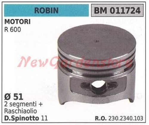 Piston robin débroussailleuse - piston,