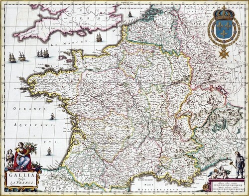 Reproduction carte ancienne - ,