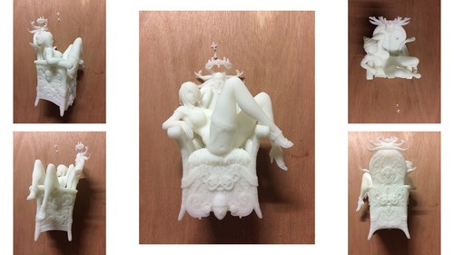 Figurine courtisane - 1/10,
