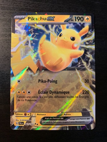 Carte pokémon pikachu - pokémon, ex
