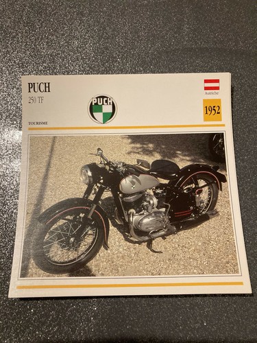 Carte fiche moto collection - carte,