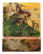 Vélo de voyage vintage art