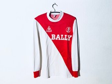 AS Monaco Adult M Home Football Shirt 1983 1985 Le Coq Sportif / Bally / Maillot