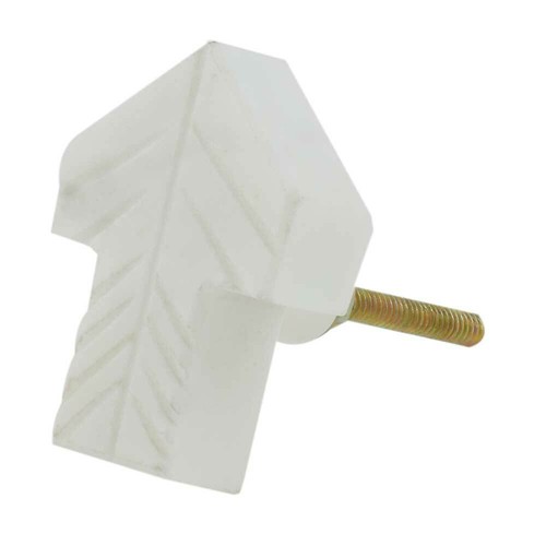Blanc flèche forme marbre - blanc,