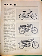 Article MOTO DEMM Velomatic, Sport, 4 stroke + F.B. MINARELLI 48cc, 75cc, 125cc 1959