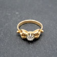 BAGUE EN OR JAUNE 18 CARATS 750 ORNEE D UN BRILLANT