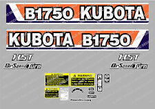 Kubota B1750 Sticker Decal de