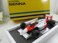 MCLAREN HONDA MP 4/3B FORMULA TEST CAR AYRTON SENNA 1987 MINICHAMPS 1/18