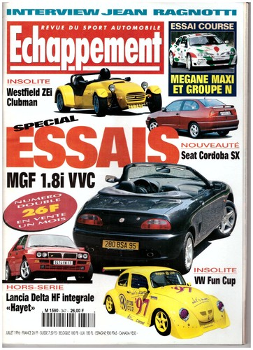 Echappement 347 le - le, mans