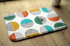 Tapis de Baignoire Douche Antidérapant 75x45 cm - Roues