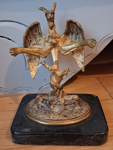 Statue sculpture bronze doré