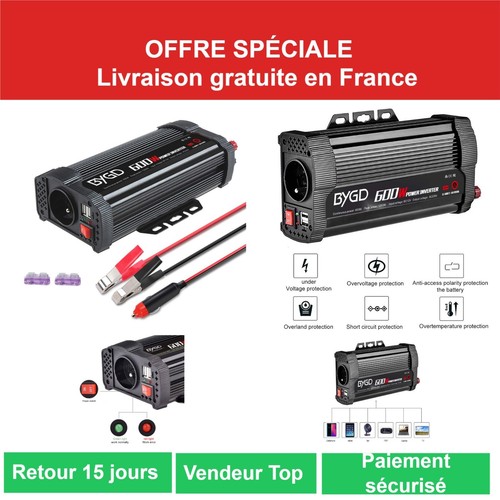 Bygd convertisseur 600w 12v - bygd,