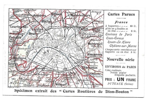 Cpa publicite pour les - publicite, (paris)