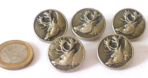 Anciens boutons chasse - 5, de