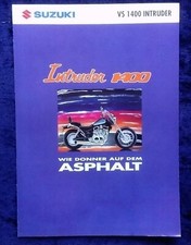 Suzuki VS 1400 Intruder brochure 1992, 4 pages