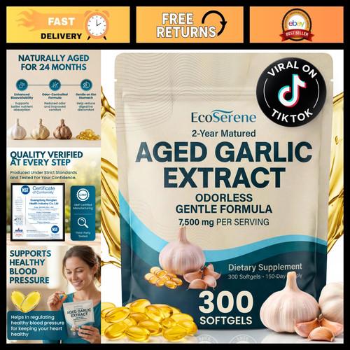 Aged garlic extract - extract, 7500mg
