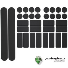 Autocollant de vélo noir mat