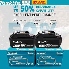Makita X 2 BL1860B 6000mAh 18V