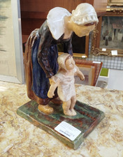 Sculpture Femme et Enfant XIXe