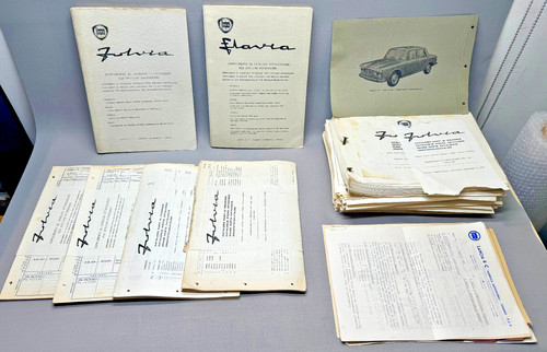 Lancia fulvia workshop parts - &,