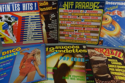 Lot disques vinyles - x9,