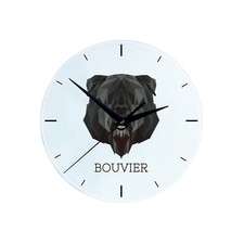 Bouvier des Flandres horloge