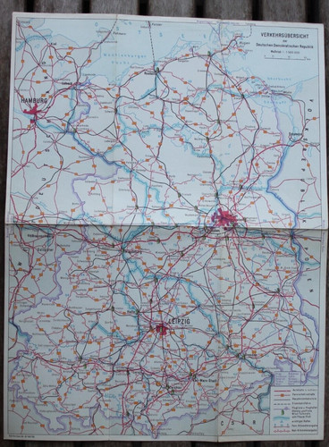 6938 carte routière rda - de,