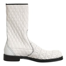 Bottes Mi-Mollet En Cuir