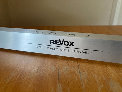 Revox b791 bandeau aluminium - b791,
