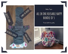 Lot de 5 couches lavables 