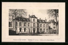 Old postcard Manou, Chateau de la Reine-Blanche 