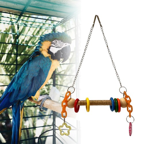 Balançoire oiseaux bois - balançoire,