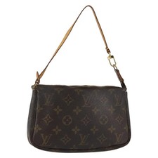 LOUIS VUITTON Monogram Pochette Accessoires Pouch M51980 LV Auth BA5881