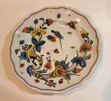 Old Rouen XVIII Horn of Plenty Earthenware Dish Plate
