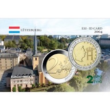 Coincard Luxembourg 2004 Grand -Duc Henri