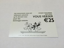 CARTE MONOPOLISTE CHAQUE