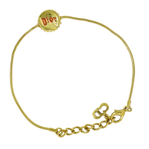 Bracelet plaqué motif - bracelet, or