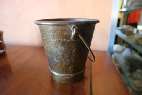 Petit seau cuivre martelé - seau,