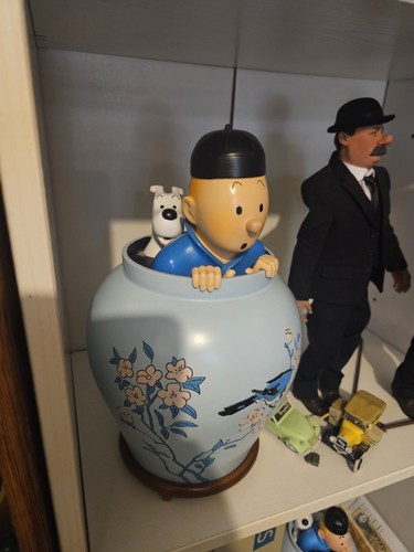 Figurine tintin kuifje snowy - figurine,