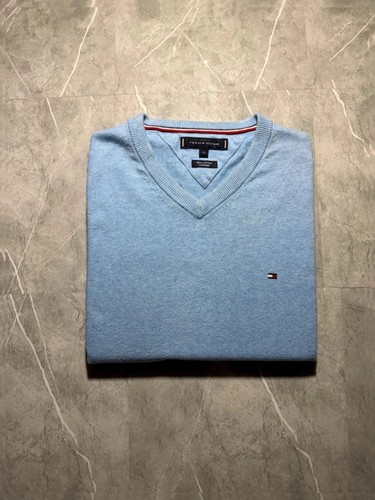 Pull tommy hilfiger col v - pull,